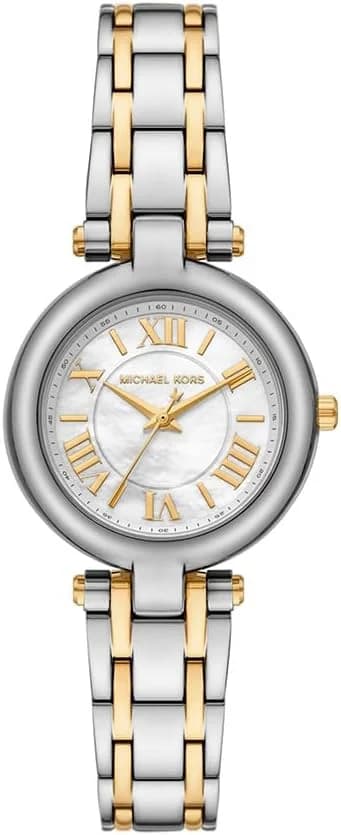 Montre Femme Michael Kors Laney MK4895 bicolore bracelet maillons acier