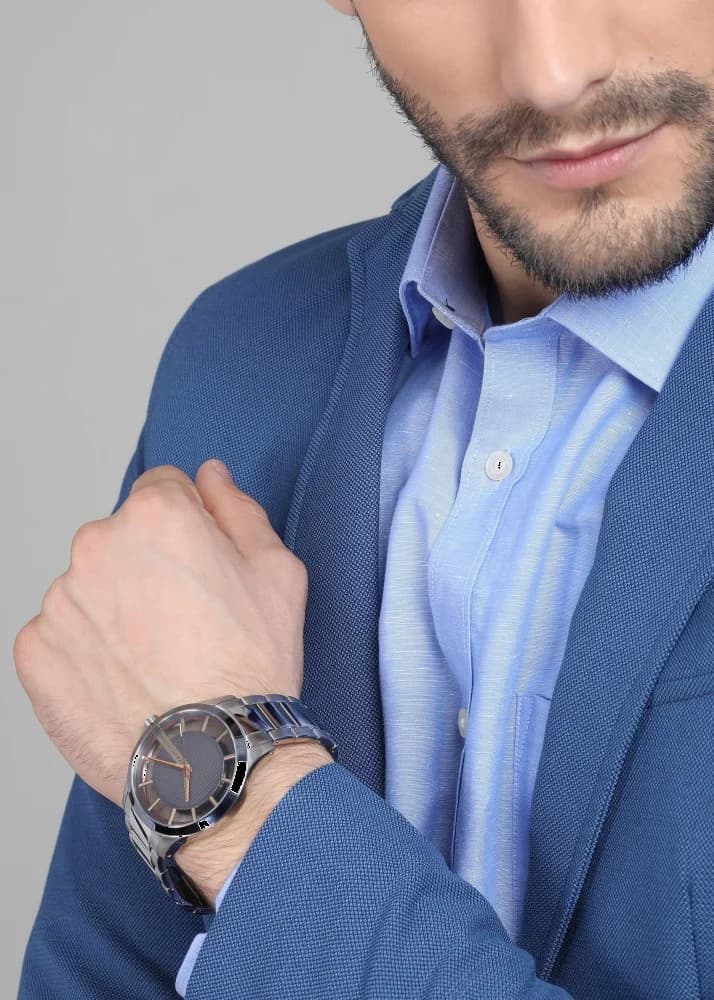 Bracelet acier de la montre Armani Exchange AX2405