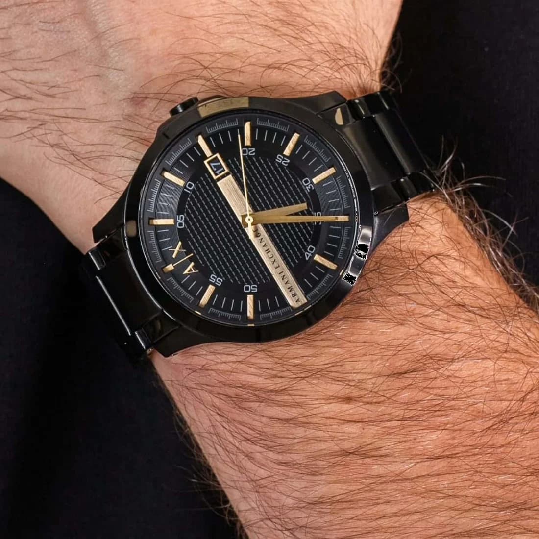 Bracelet acier de la montre Armani Exchange AX2413