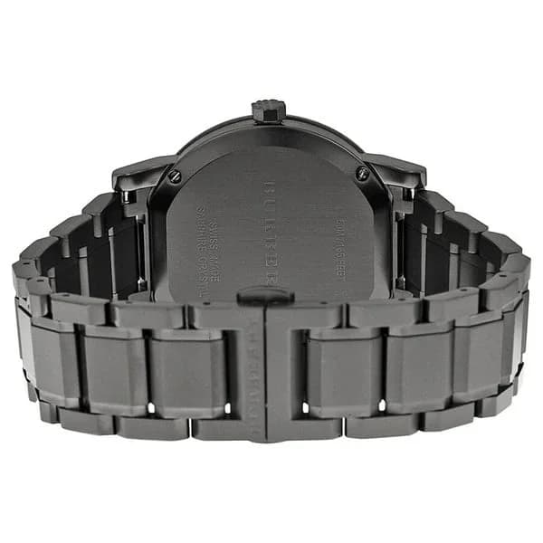 Cadran gris de la montre Burberry BU9007 en détail