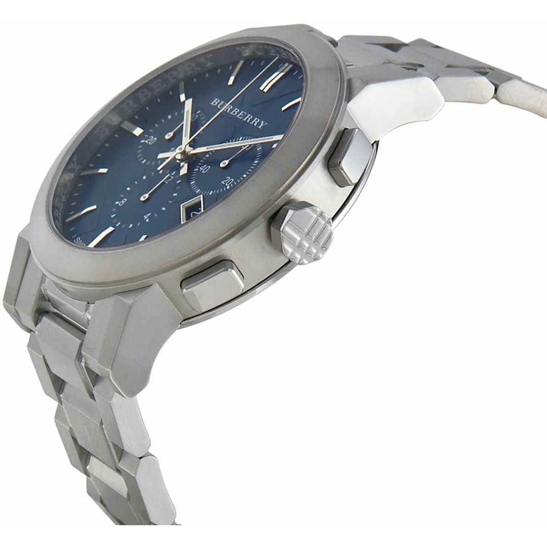 Profil de la montre Burberry BU9363, boîtier argent