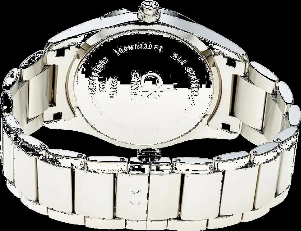 Cadran noir de la montre Calvin Klein K2246107 en détail
