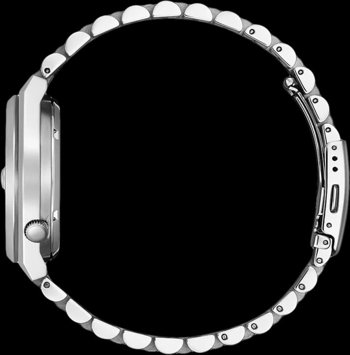 Cadran noir de la montre Citizen NJ0150-81E en détail
