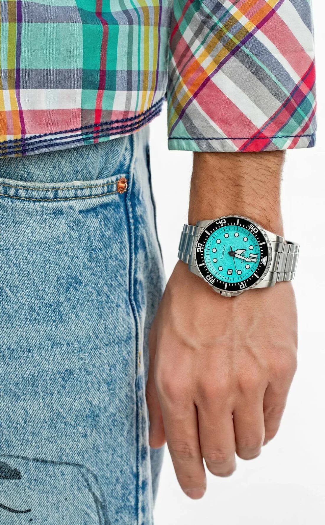 Bracelet acier de la montre Citizen NJ0170-83X