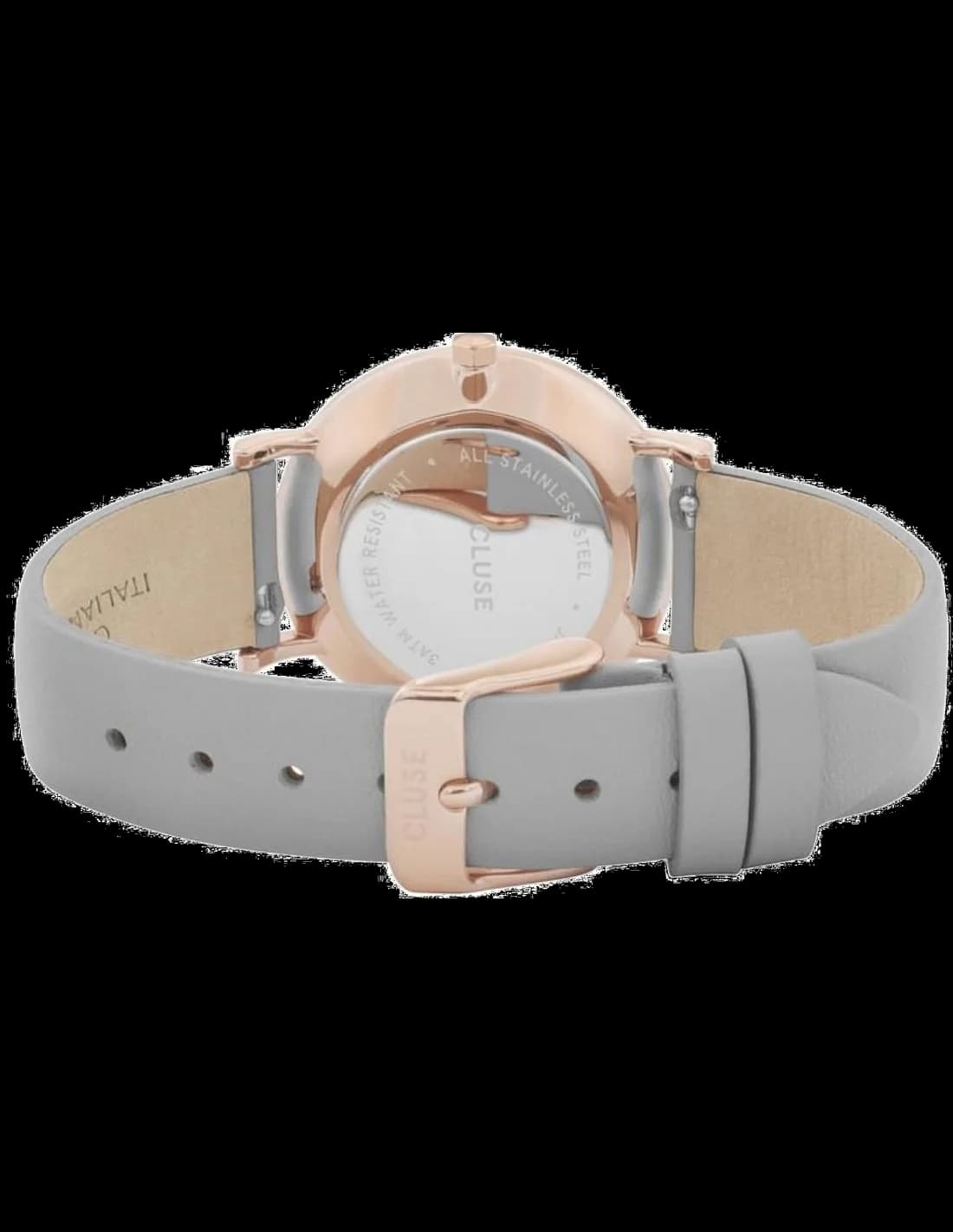 Profil de la montre Cluse CW0101203016, boîtier or rose
