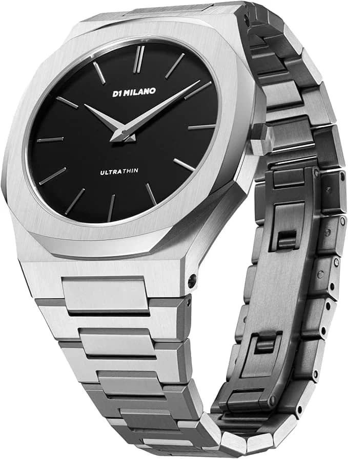 Profil de la montre D1 Milano UTBJ40, boîtier argent