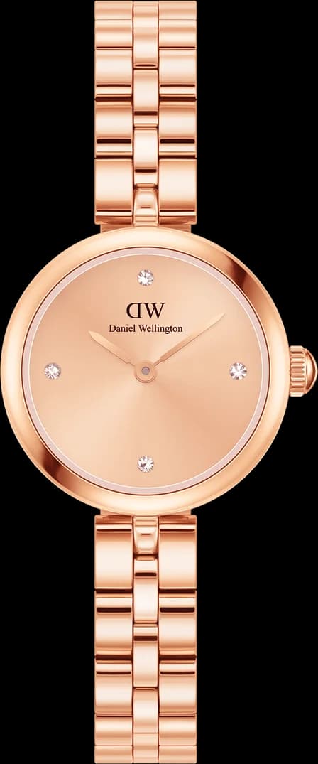 Montre femme Daniel Wellington DW00100720, cadran or rose, bracelet acier or rose