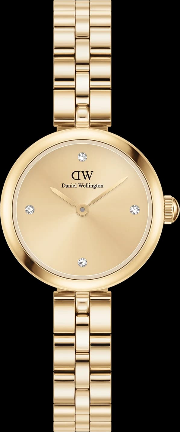 Montre femme Daniel Wellington DW00100718, cadran or, bracelet acier doré jaune