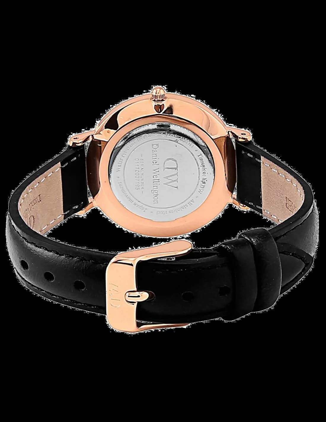 Cadran Daniel Wellington DW00100224 blanc nacré, aiguilles fines et logo discret pour un look épuré