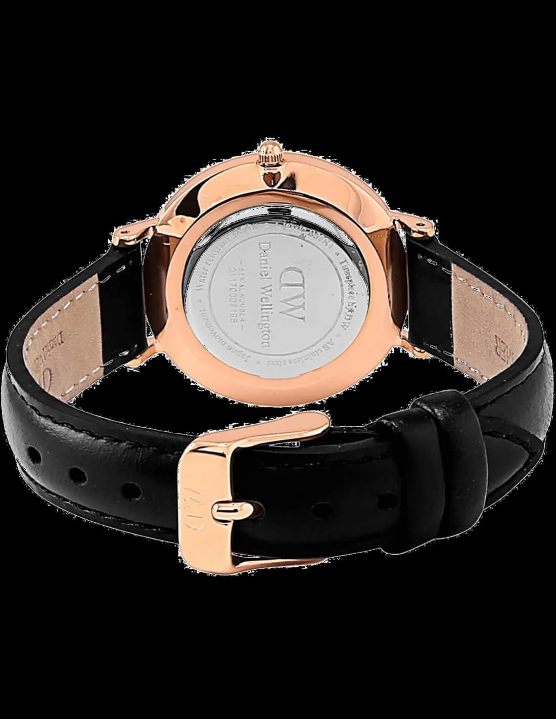 Profil de la montre Daniel Wellington DW00100230, boîtier or rose