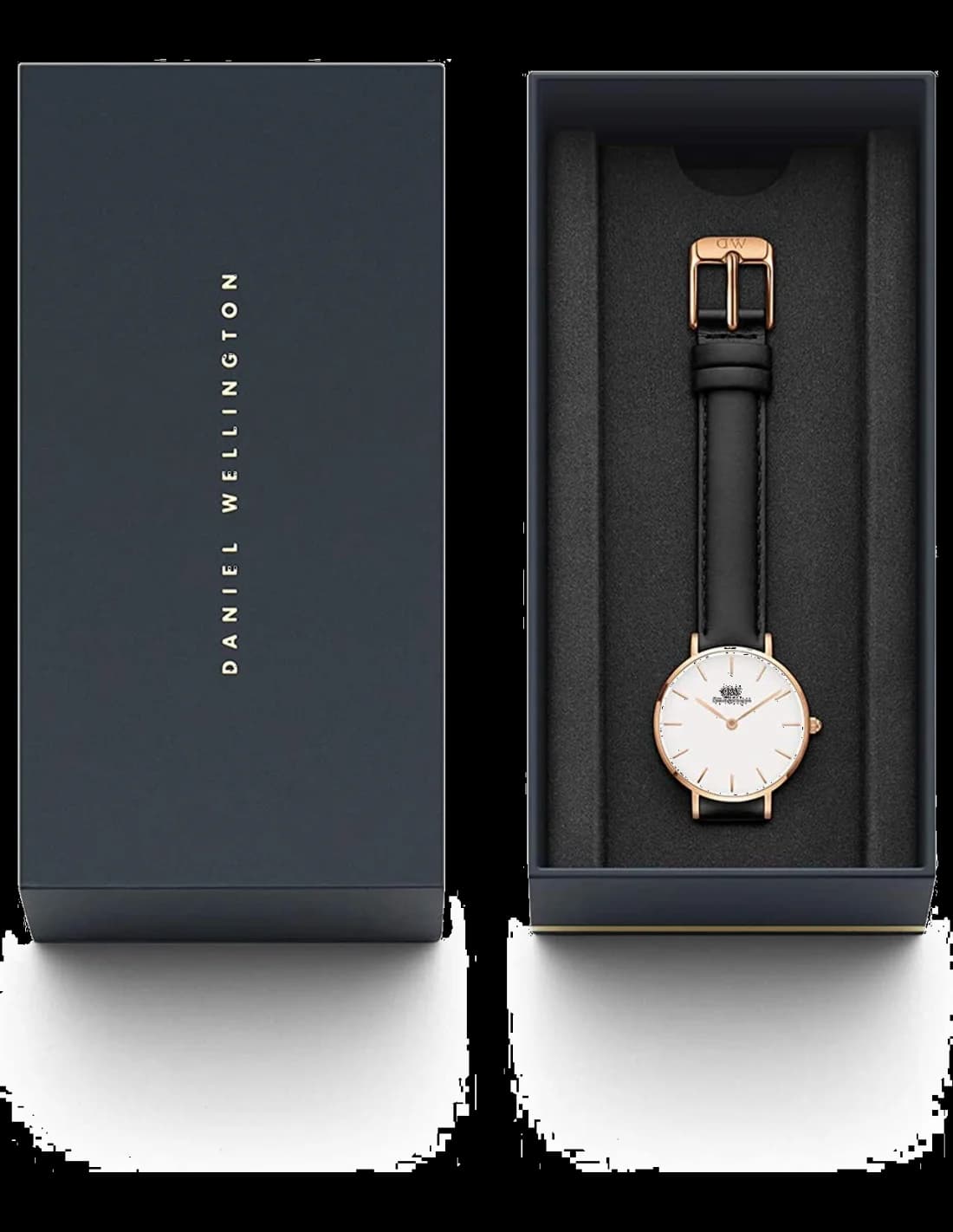 Cadran blanc de la montre Daniel Wellington DW00100230 en détail