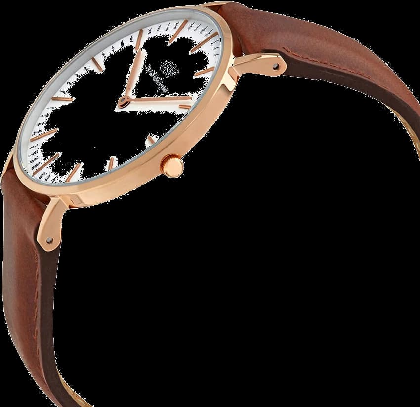 Cadran blanc de la montre Daniel Wellington DW00100035 en détail
