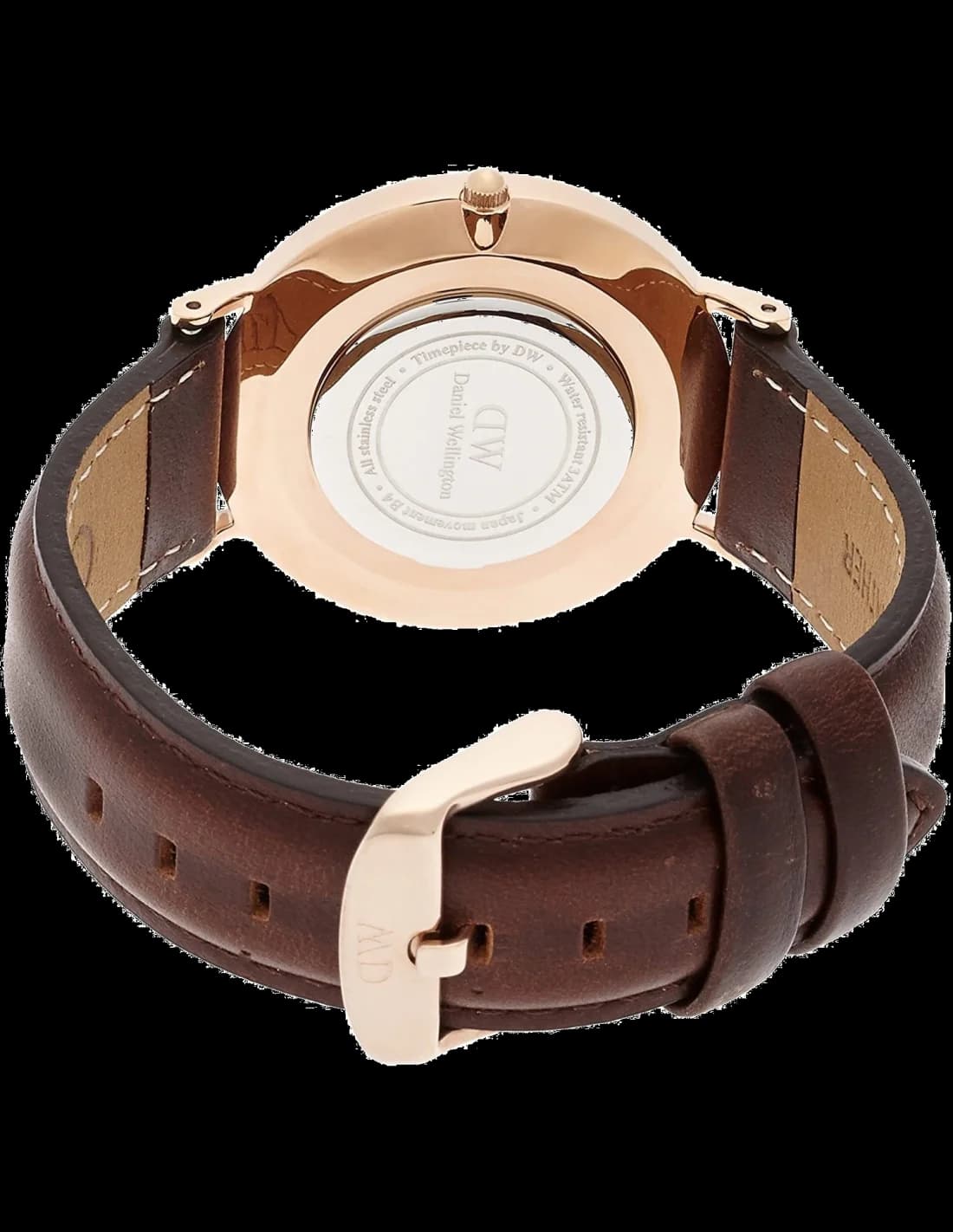Cadran blanc de la montre Daniel Wellington DW00100039 en détail