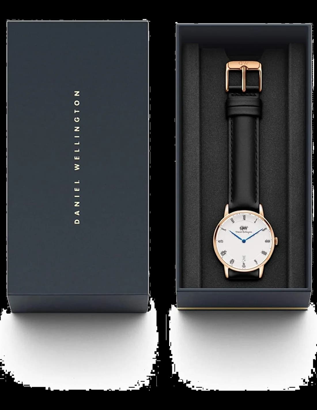 Cadran blanc de la montre Daniel Wellington DW00100092 en détail