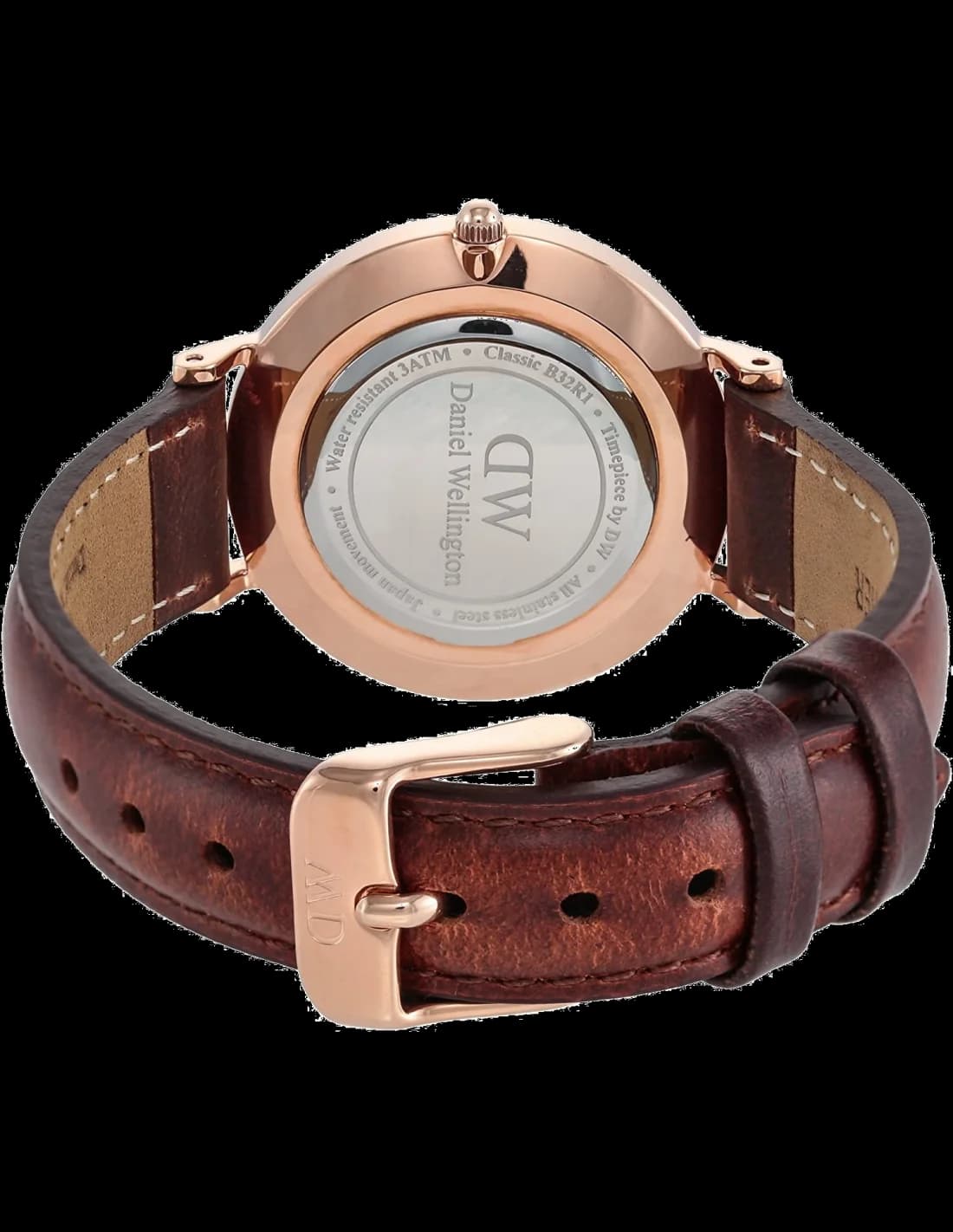 Montre Daniel Wellington DW00100175 détail cadran blanc