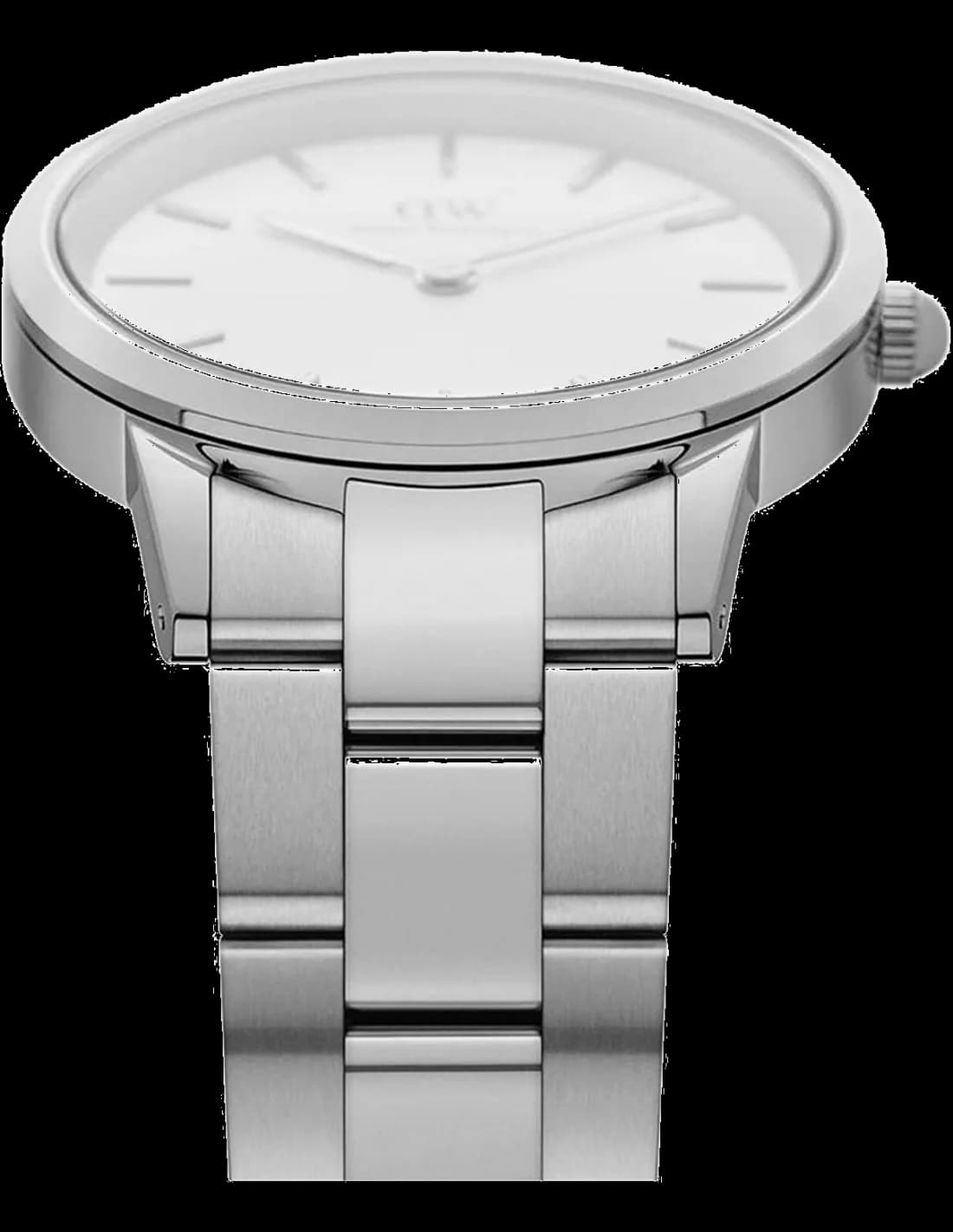 Cadran blanc de la montre Daniel Wellington DW00100203 en détail