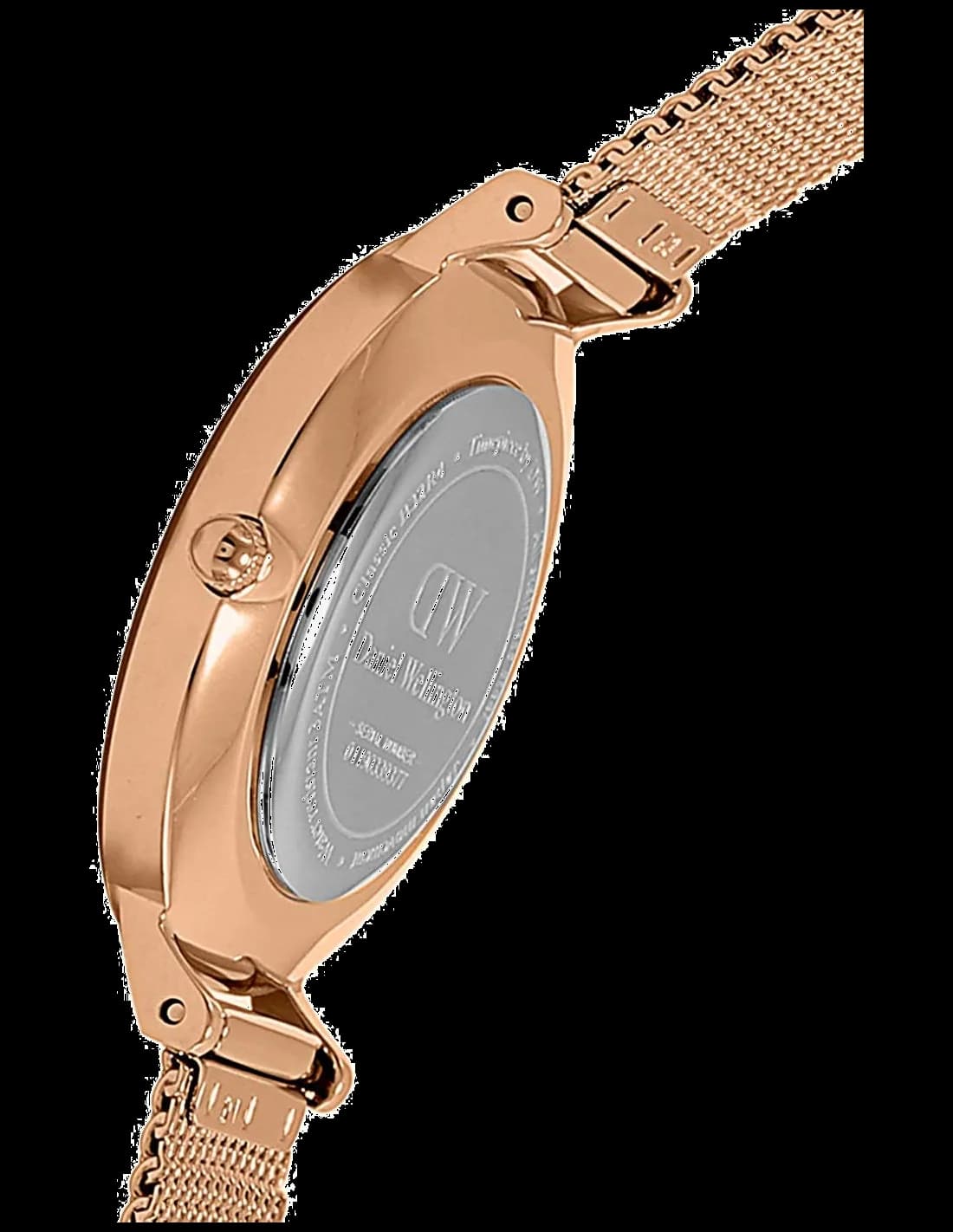 Profil de la montre Daniel Wellington DW00100305, boîtier or rose