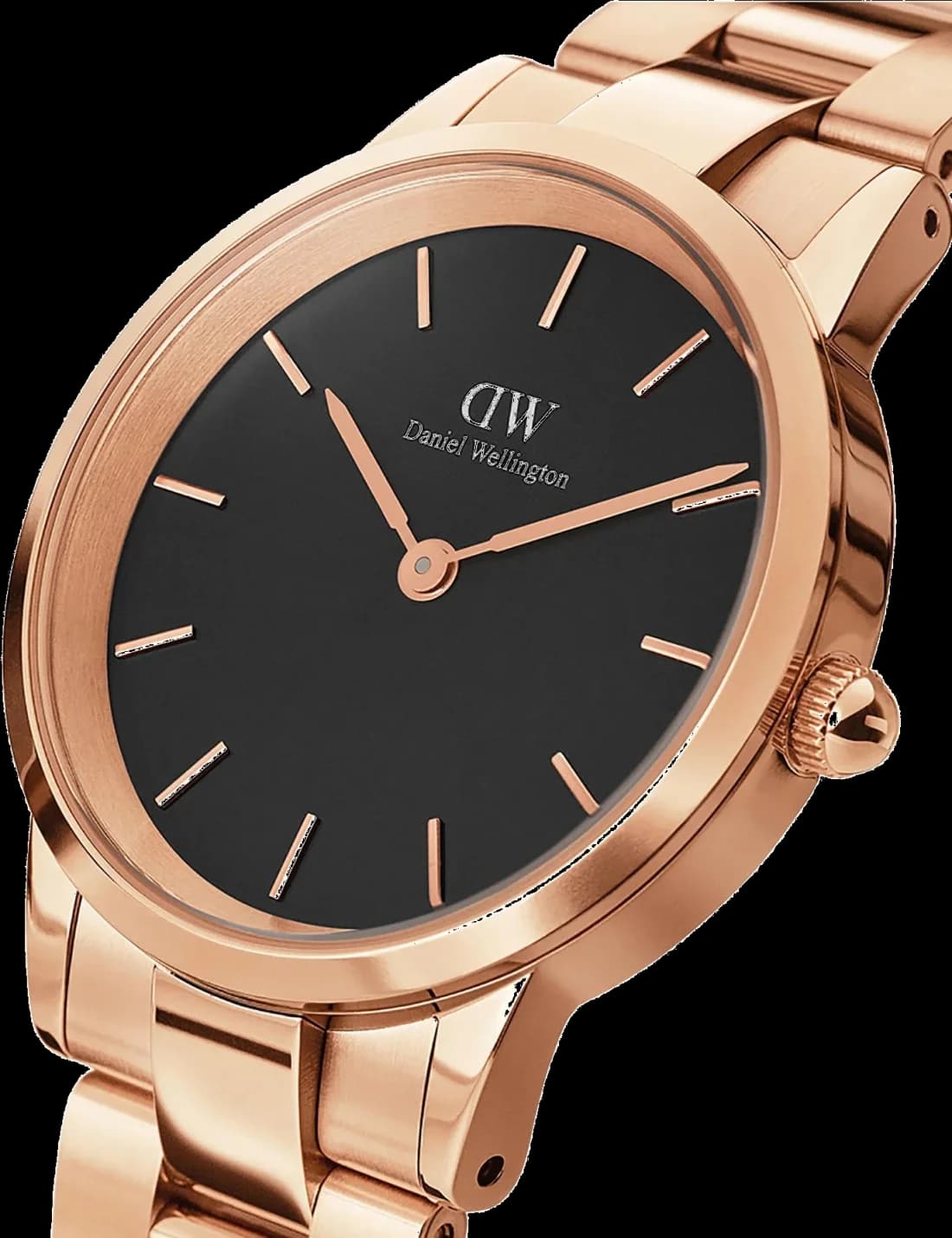 Profil de la montre Daniel Wellington DW00100344, boîtier or rose