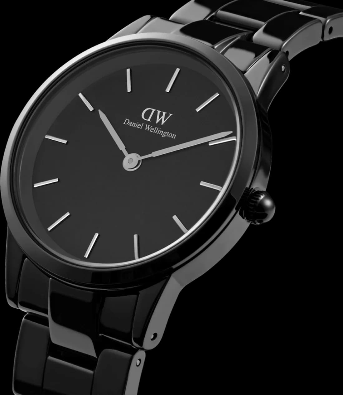 Profil de la montre Daniel Wellington DW00100414, boîtier noir