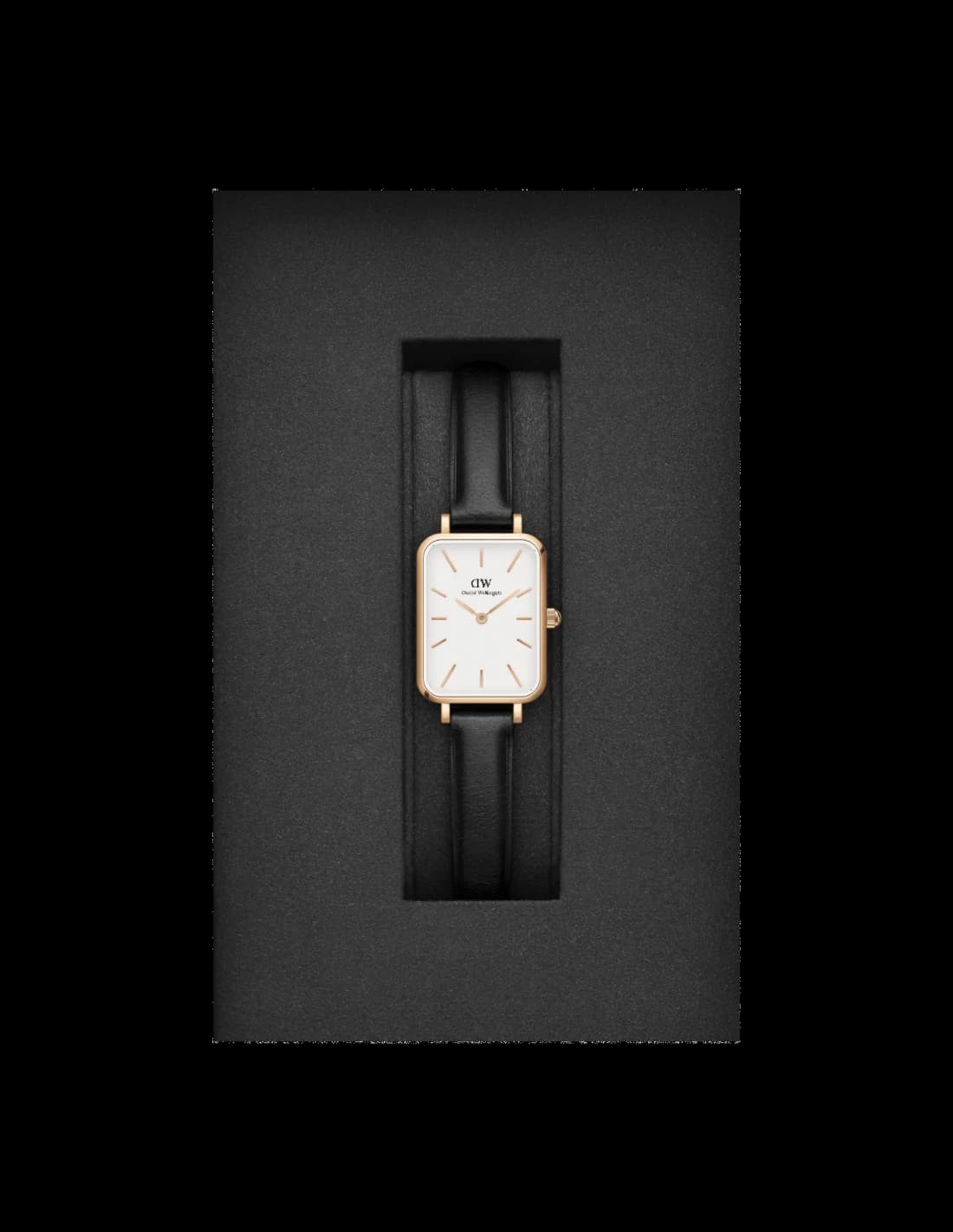 Cadran blanc de la montre Daniel Wellington DW00100434 en détail