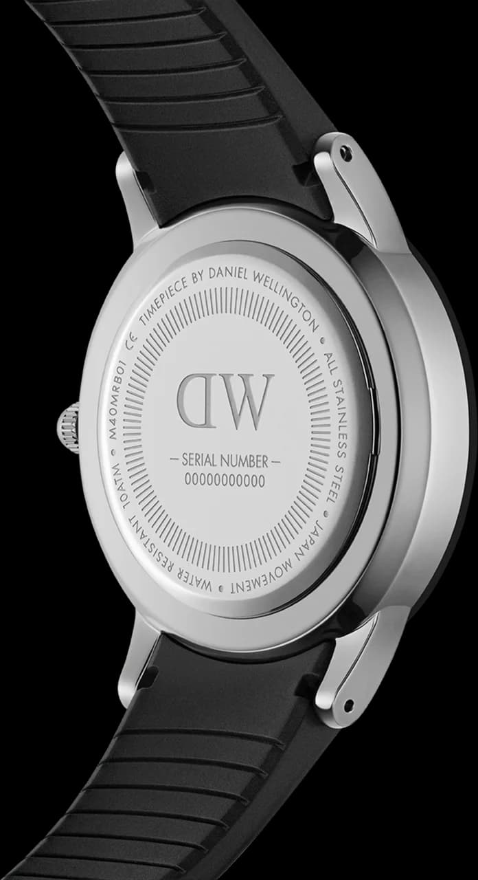 Dos du boîtier de la Daniel Wellington DW00100436