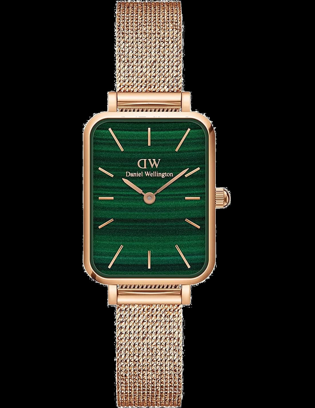 Montre femme Daniel Wellington DW00100437, au cadran vert et bracelet acier