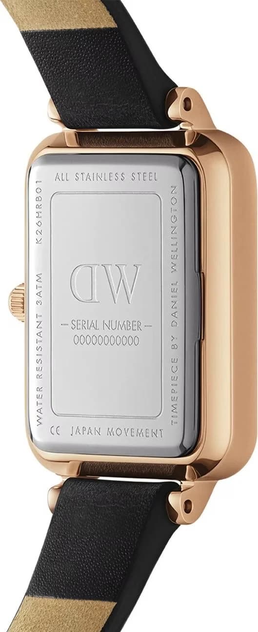 Cadran blanc de la montre Daniel Wellington DW00100450 en détail