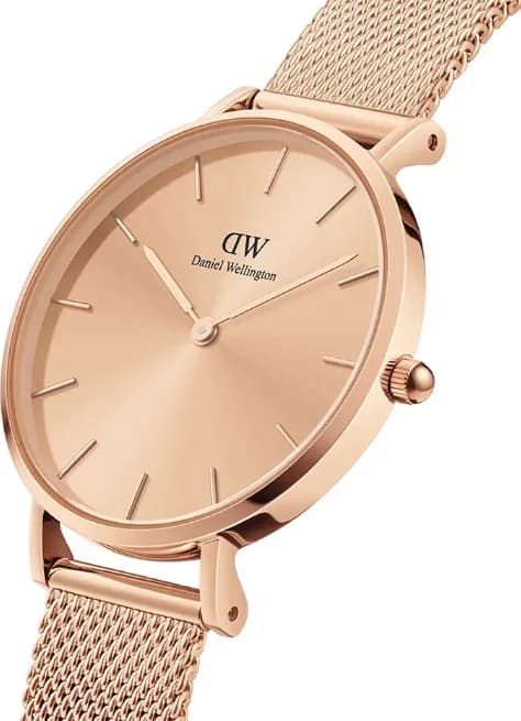 Profil de la montre Daniel Wellington DW00100470, boîtier or rose