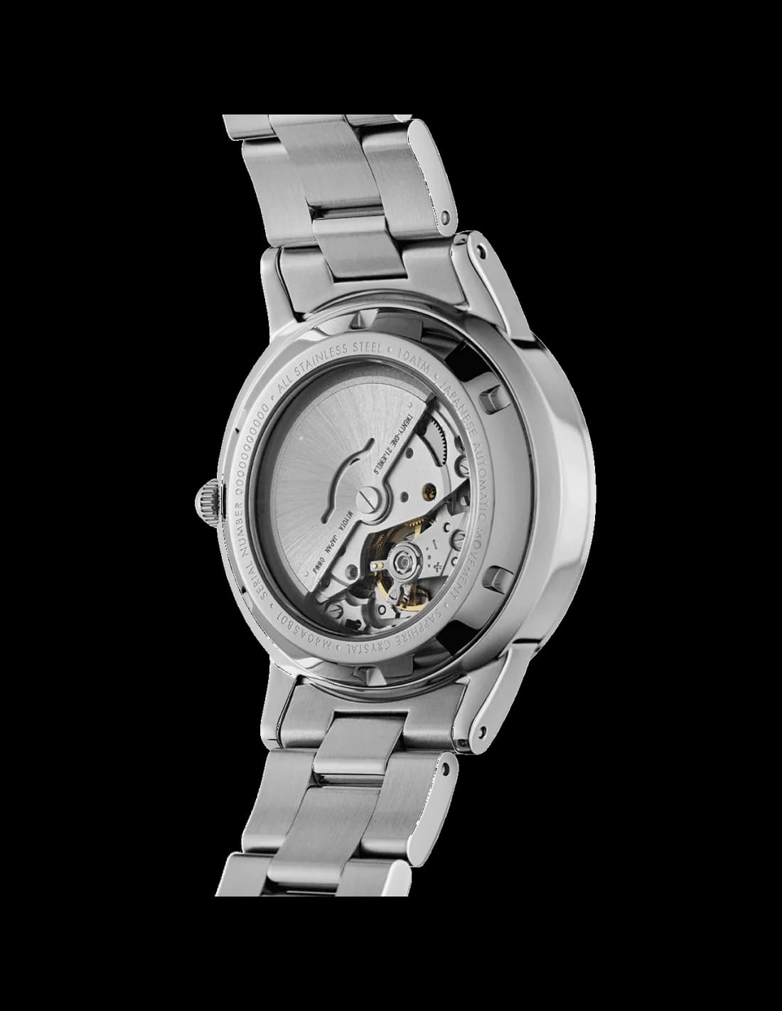 Cadran noir de la montre Daniel Wellington DW00100482 en détail
