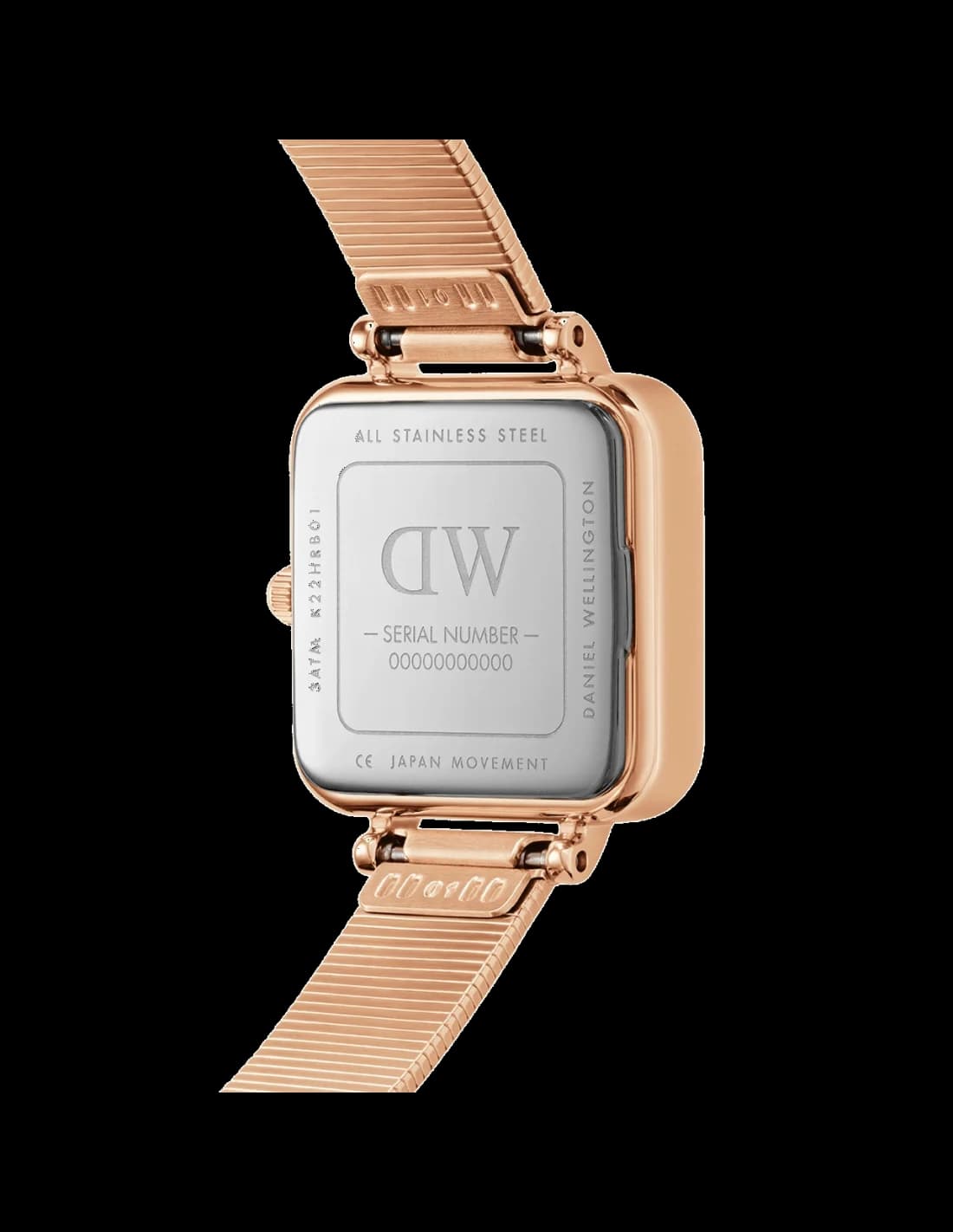 Cadran blanc de la montre Daniel Wellington DW00100517 en détail