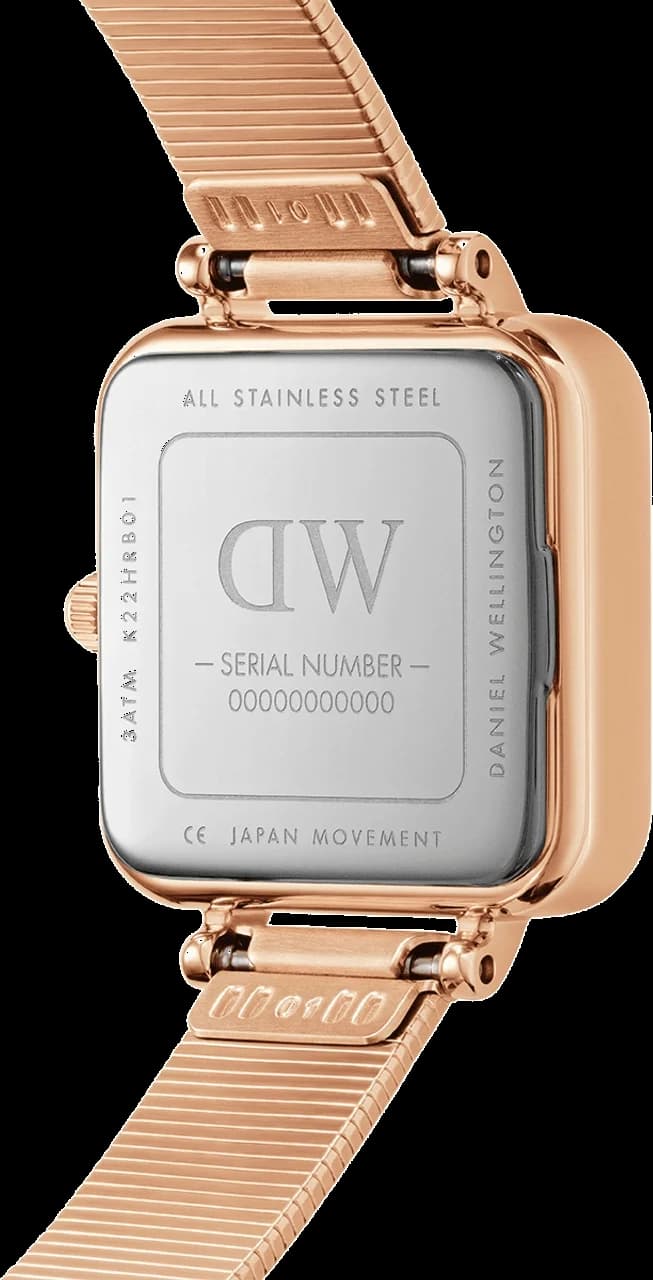 Cadran vert de la montre Daniel Wellington DW00100519 en détail