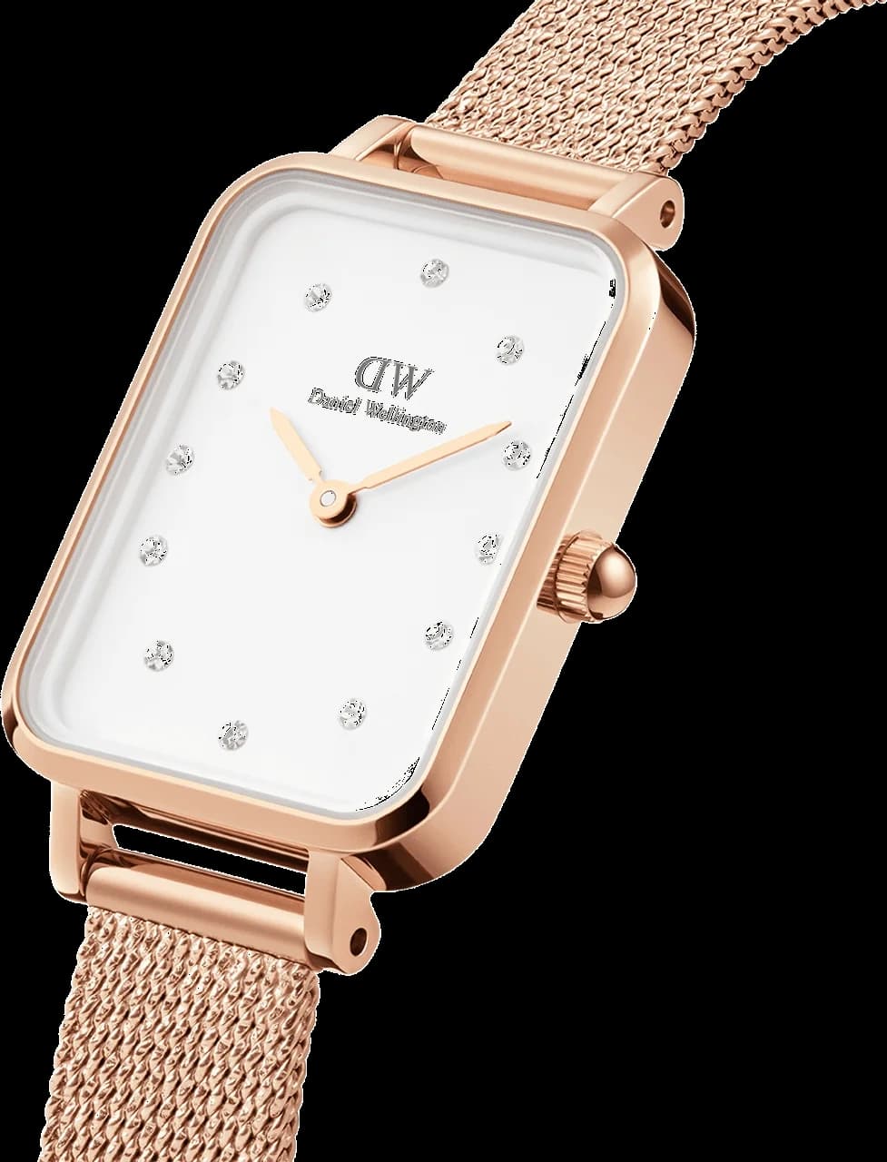 Profil de la montre Daniel Wellington DW00100527, boîtier or rose