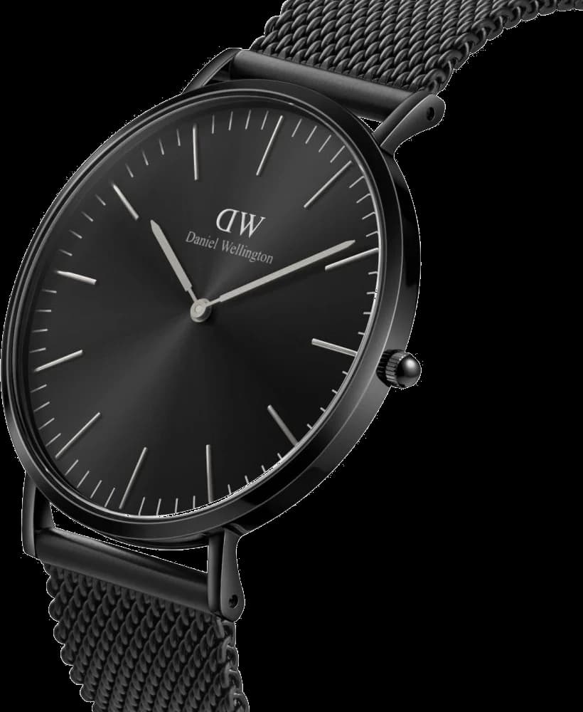 Profil de la montre Daniel Wellington DW00100632, boîtier noir
