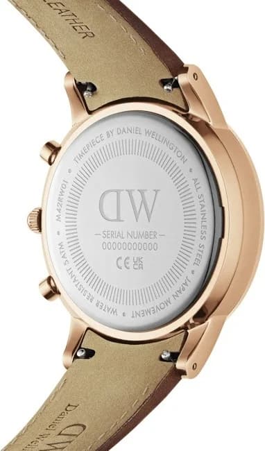 Cadran bleu de la montre Daniel Wellington DW00100639 en détail