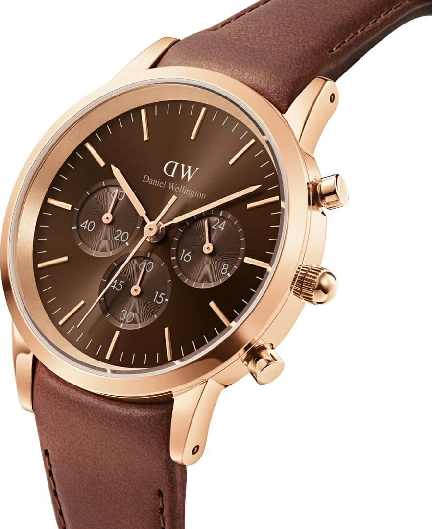Profil de la montre Daniel Wellington DW00100640, boîtier or rose