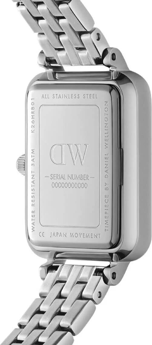 Cadran bleu de la montre Daniel Wellington DW00100670 en détail