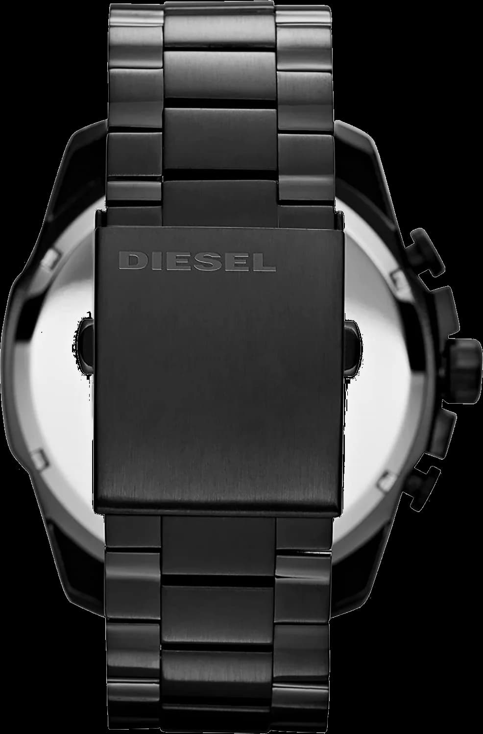 Cadran noir de la montre Diesel DZ4283 en détail