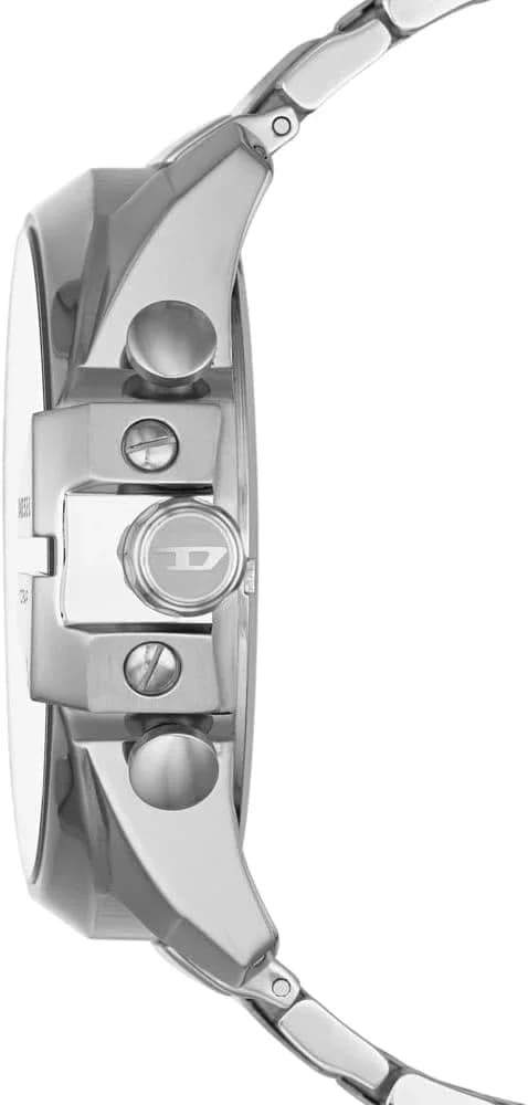 Profil de la montre Diesel DZ4308, boîtier argent