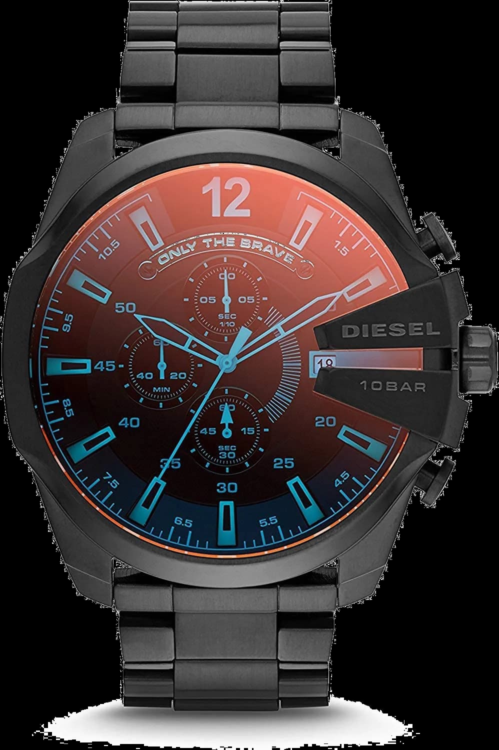 Montre Diesel DZ4318 homme cadran noir bracelet acier