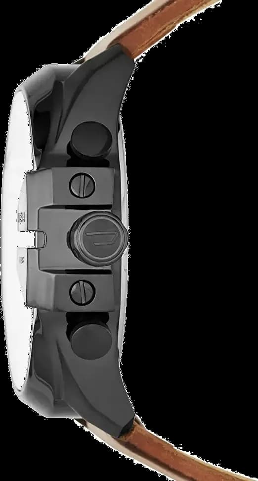 Cadran noir de la montre Diesel DZ4343 en détail
