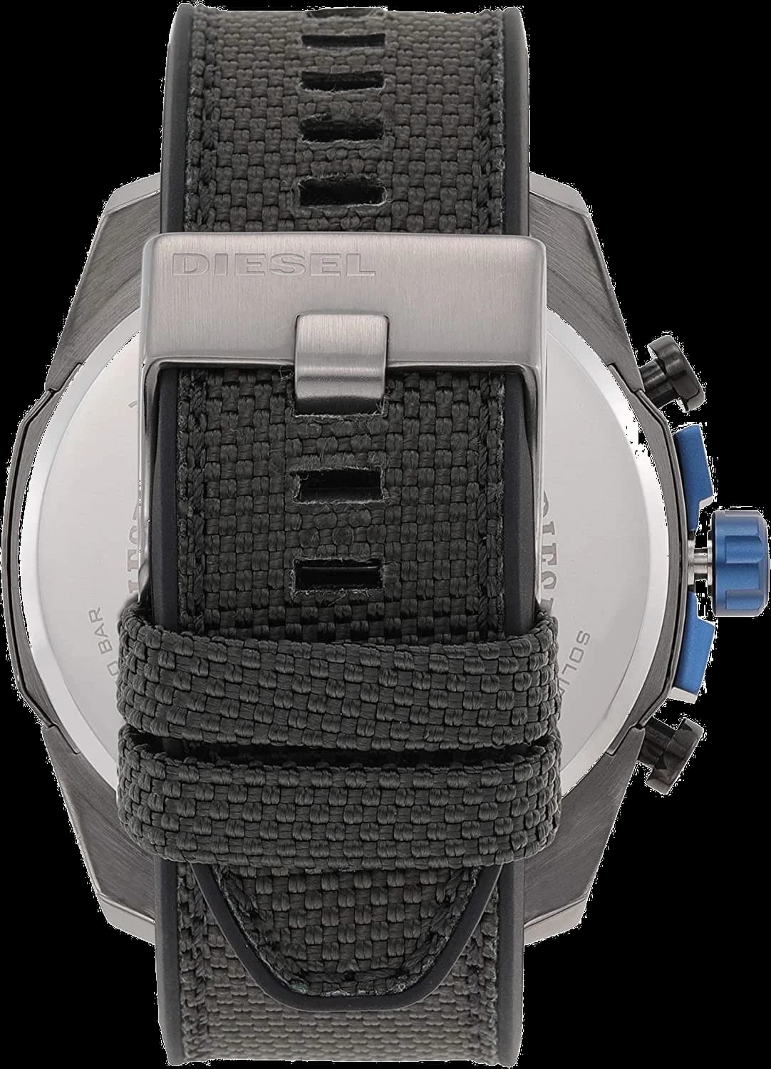 Cadran gris de la montre Diesel DZ4500 en détail