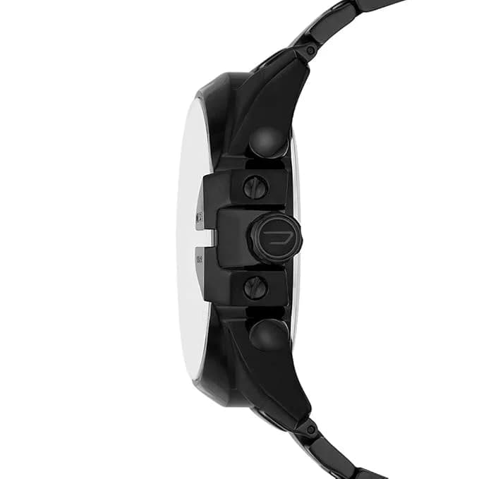 Cadran noir de la montre Diesel DZ4582 en détail