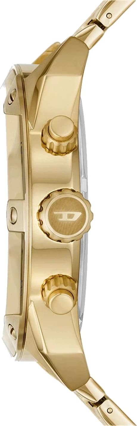 Cadran or de la montre Diesel DZ4608 en détail