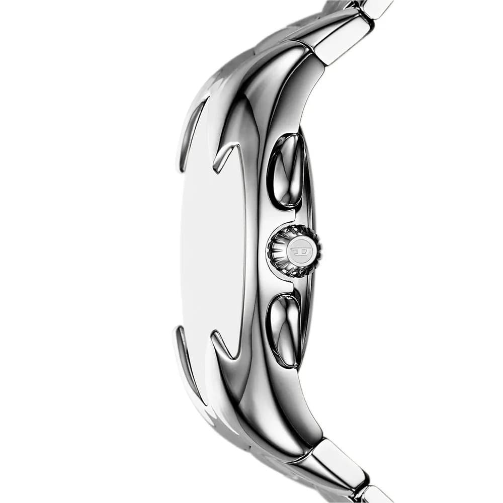 Profil de la montre Diesel DZ4683, boîtier argent