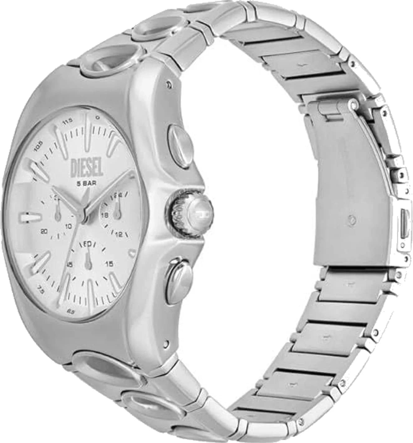 Profil de la montre Diesel DZ4694, boîtier argent