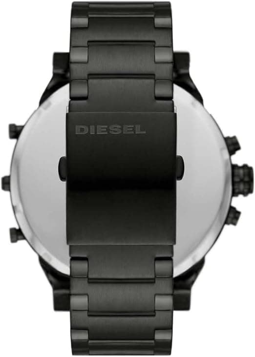 Cadran noir de la montre Diesel DZ7460 en détail