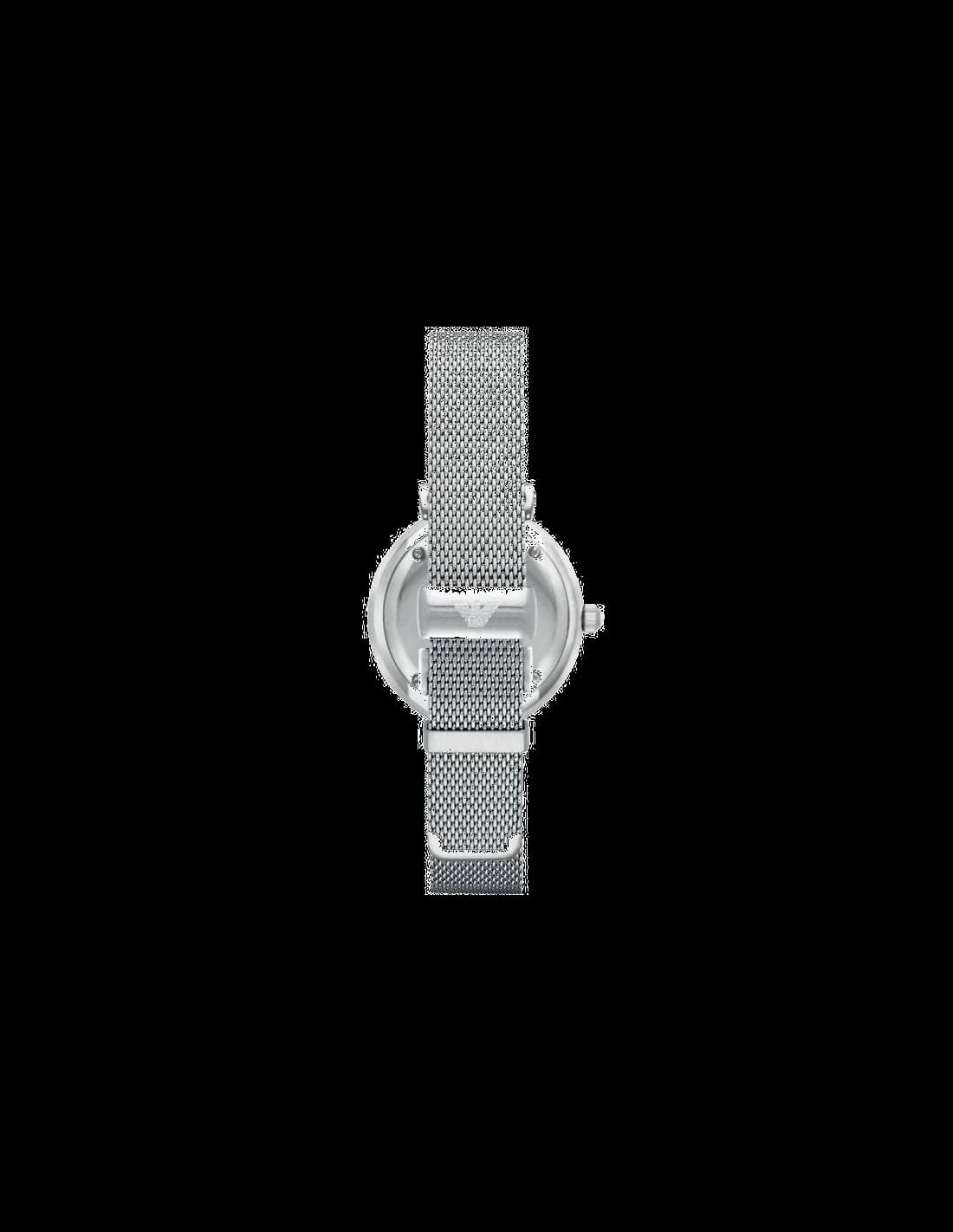 Profil de la montre Emporio Armani AR1955, boîtier argent