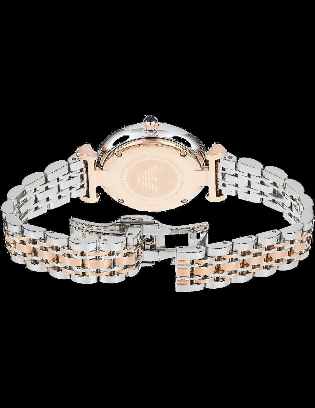 Profil de la montre Emporio Armani AR11092, boîtier argent