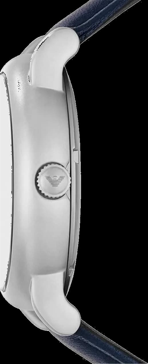 Profil de la montre Emporio Armani AR60030, boîtier gris