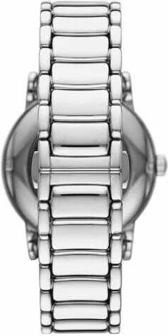 Cadran bleu de la montre Emporio Armani AR60036 en détail